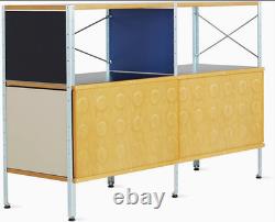 Eames Storage Unit 2 x 2 with Dimple Doors Herman Miller Mid-Century Modern