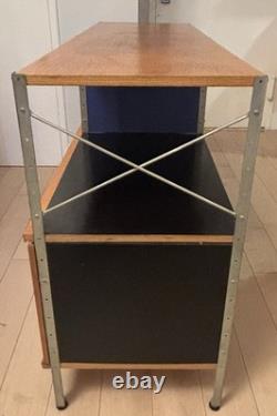 Eames Storage Unit 2 x 2 with Dimple Doors Herman Miller Mid-Century Modern