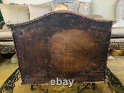Early 1900s Antique Italian Ornate Wod Display Case