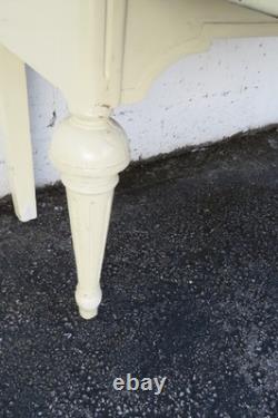 Early 1900s Tall Two Part Painted Dental Cabinet 6097