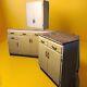 Early 1950's 3 Piece Kitchen Cupboards With Countertops Great Wood Craftsmanship