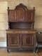 Early 19th Century Antique Wood Hutch Cabinet With Incredible Hand Carved Detail