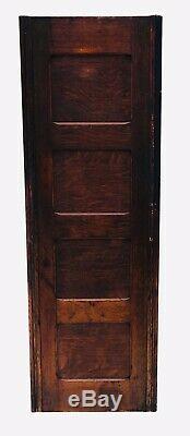 Early 20th C Antique Amberg 4 Drawer Arts & Crafts / Misson Oak File Cabinet