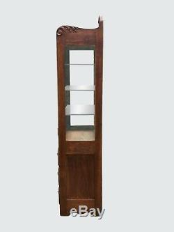 Early 20th C. Oak Medical / Physicians Antique Cabinet By Frank S Betz Co