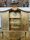 Early 20th Century Antique French Ornate Gilded Wooden Display Case