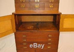 Early 20th Century Oak Stacking File Cabinet by Yawman and Erbe