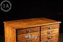 Early 20th Century Wooden Document Cabinet