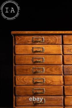 Early 20th Century Wooden Document Cabinet