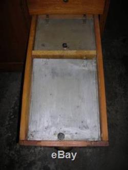 Early Oak Hoosier Style Bakers Cabinet w Dry Sink, Potato and Sugar Bins