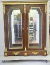 Empire Rosewood Curi Parquetry Display Cabinet Vitrine With Ormolu Mounts