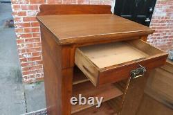English Antique Art & Craft One Door & 1 Drawer Small cabinet