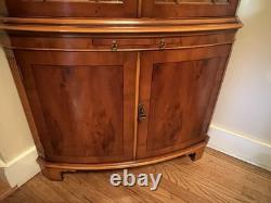 English Bevan Funnell Reprodux Mahogany Chippendale Corner Cabinet