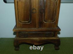 English Wooden Cabinet Miniature Furniture, Jewelry Box! Victorian Style