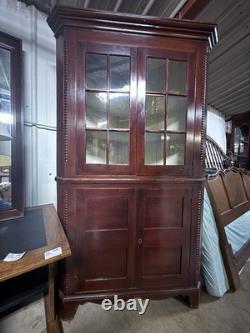 Estate Sourced Corner Cabinet Solid Wood, Early 1800s Antique