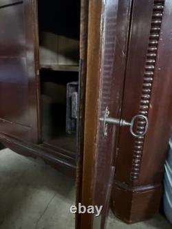 Estate Sourced Corner Cabinet Solid Wood, Early 1800s Antique