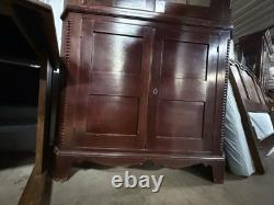 Estate Sourced Corner Cabinet Solid Wood, Early 1800s Antique