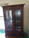 Ethan Allen British Classics China Cabinet, Used. Glass Shelves Missing