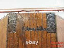 Ethan Allen Charter Oak Jacobean Corner Cabinet Display Hutch Curio B