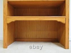 Ethan Allen Chippendale Canterbury Oak Dresser Hutch Top Shelf B