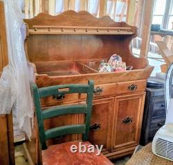 Ethan Allen Dry Sink With Copper Insert