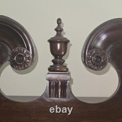 Ethan Allen Georgian Court Cherry Lighted Display Cabinet