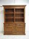 Ethan Allen New Country Stepback Hutch China Cabinet Breakfront Display