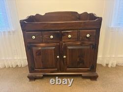 Ethan Allen Old Tavern Pine Dry Sink Cabinet Cupboard Vintage 1970's