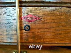 Excellent vintage/industrial solid oak set of collectors drawers, Edwardian