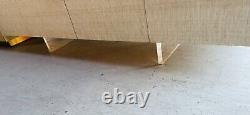 Exceptional MID Century Modern Style Grasscloth Credenza With Lucite Legs