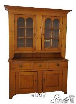 F65712EC Antique Pennsylvania Dutch Step Back Cupboard