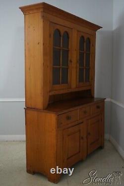 F65712EC Antique Pennsylvania Dutch Step Back Cupboard