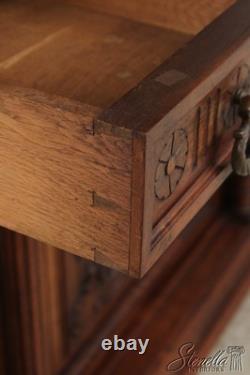 F74209 Antique French Renaissance Walnut Cabinet Hutch