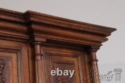F74209 Antique French Renaissance Walnut Cabinet Hutch