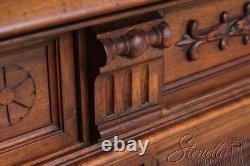 F74209 Antique French Renaissance Walnut Cabinet Hutch