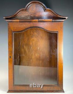 Fab Antique English Victorian Edwardian Walnut Vitrine, 30 Display Cabinet #2