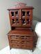 Fab Antique Euro Mini Fruit Wood Cabinet S. Sample Hutch Hd Carved Designs 3 Dr