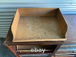 Fab Antique Haberdashery Cabinet Mercantile Dept Store Glass Fronts
