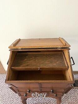 Fabulous Antique Arts & Crafts Sewing Storage Cabinet