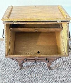 Fabulous Antique Arts & Crafts Sewing Storage Cabinet