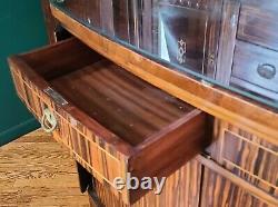 Fantastic Antique Zebrawood German Art-Deco Style Hallway Cabinet c1900