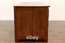 Farmhouse Antique Country Store Kitchen Pantry Counter, Bar, TV Console #42054