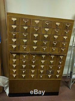 Favorite this post vintage Gaylord Brothers wooden library card catalog