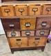 Final Sale Yawman Lot 4 Sects+base+3 File Cab+1 File Side+2 Xtra Drawer Q/s Oak