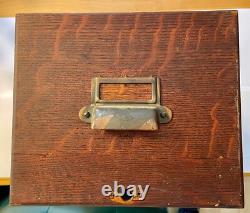 Final Sale Yawman Lot 4 Sects+base+3 File Cab+1 File Side+2 Xtra Drawer Q/s Oak
