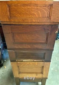 Final Sale Yawman Lot 4 Sects+base+3 File Cab+1 File Side+2 Xtra Drawer Q/s Oak