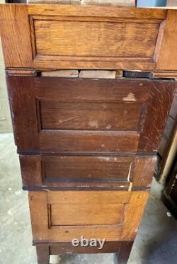 Final Sale Yawman Lot 4 Sects+base+3 File Cab+1 File Side+2 Xtra Drawer Q/s Oak