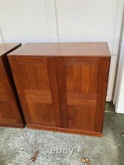 Fine Set of (3) Rare MOGENS KOCH RUD RASMUSSENS Teak Cabinets Stereo, Record