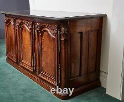 First Quarter of 18th Century Régence Provincial Walnut Buffet With Marble Top