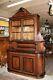 French Antique Walnut Buffet / Sideboard Cabinet With Hutch