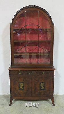 French China Cabinet Bookcase Dome